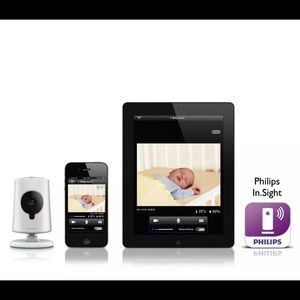 PHILIPS INSIGHT WIRELESS CORDLESS HD BABY MONITOR